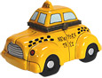 New York Taxi, Porcelain Trinket Box, 4W