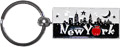 New York City Skyline Metal Key Chain
