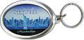 New York City Skyline Manhattan Acrylic Key Chain