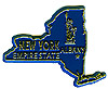 New York State Map - Refrigerator Magnet