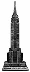 11.75H - Empire State Building Model, Pewter