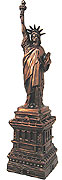 14.5H - Statue of Liberty Metal Replica in Copper