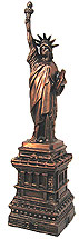 17.5H - Statue of Liberty Metal Replica in Copper