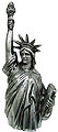 8H - Statue of Liberty Bust in Pewter