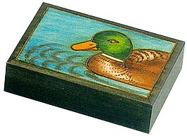 Polish Wooden Box - Mallard, 5L