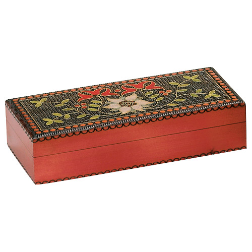 Wooden Polish Box - Large Jewelry Box, 10.75L