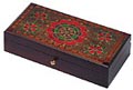 Large Polish Carved Box - Floral, 13-5/8L