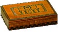 Wood Box Carved Chess Design, 9.5
