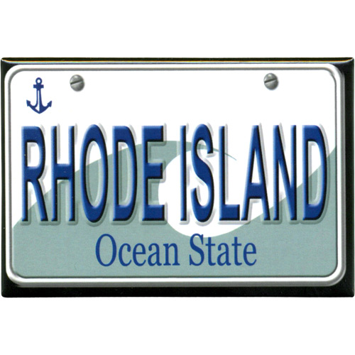 Rhode Island License Plate Souvenir Metal Magnet