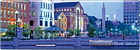 Providence Souvenir Metal Magnet - Panorama