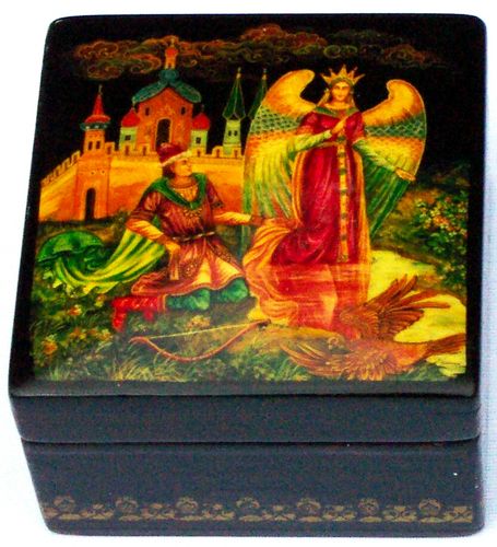 Russian Lacquer Box - Angel