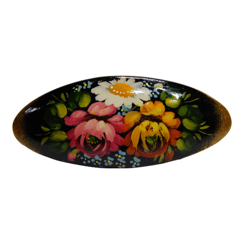 Russian Lacquered Hair Barrette