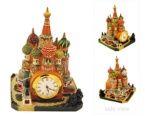 St. Basils Cathedral 3D Model - Table Clock