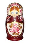 6 Doll Set 5 Nesting Dolls