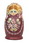 6 Doll Set 5 Nesting Dolls