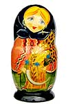 5.75 Doll Set 5 Nesting Dolls