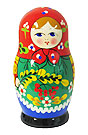 5 Doll Set 5 Nesting Dolls, Traditional