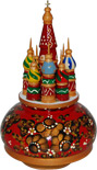 St. Basils Cathedral Russian Music Box - 7H