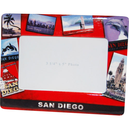 San Diego Post Card Picture Frame, 3.25 x 5 Photo