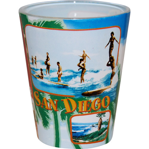 San Diego Surf Souvenir Shot Glass