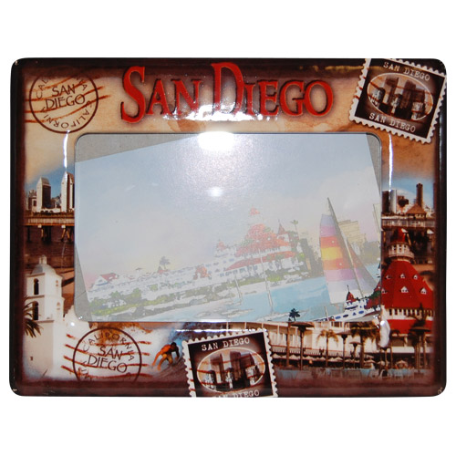 San Diego Souvenir Postal Picture Frame
