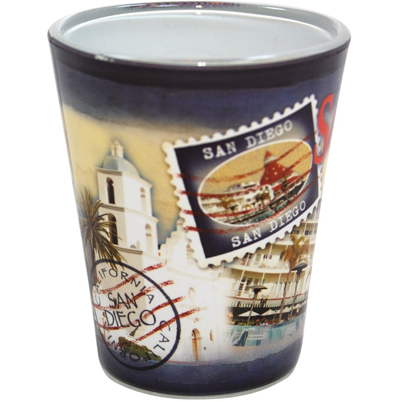 San Diego Souvenir Postal Shot Glass, photo-2