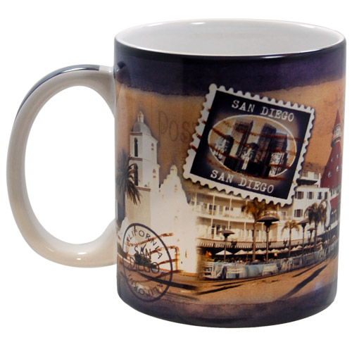 San Diego Souvenir Postal Ceramic Mug, photo-1