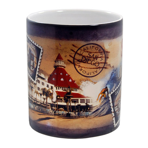 San Diego Souvenir Postal Ceramic Mug, photo-2