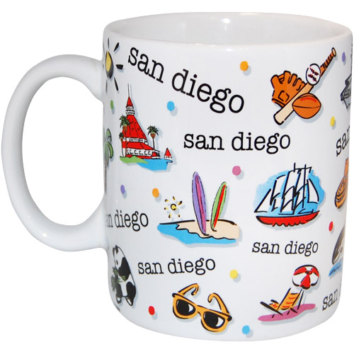San Diego Souvenir Ceramic Mug, photo-1