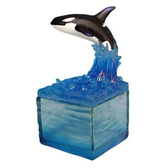 Breaching Whale Trinket Box