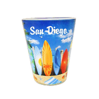 San Diego Surfboard Shot Glass