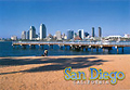 San Diego Skyline Postcard, 4.5L x 6.5W