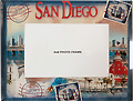 San Diego Souvenir Postal Stamp Picture Frame, 4x6