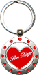 San Diego Heart Mold Key Chain