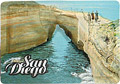 San Diego Sunset Cliffs Natural Park Cardboard Magnet