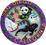 San Diego Magnet Collage Poly Resin