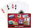 San Diego Playing Cards, Red Poster