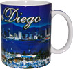San Diego Harbor Souvenir Ceramic Mug