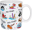 San Diego Souvenir Ceramic Mug