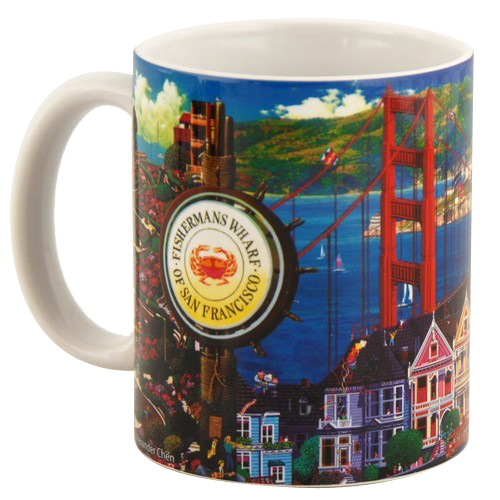 San Francisco Photo Collage Mug, A. Chen