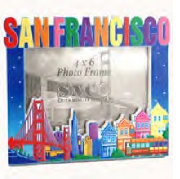 San Francisco Skyline Photo Frame, 4x6