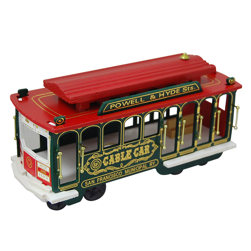 San Francisco Souvenir Cable Car Model, 7.5L