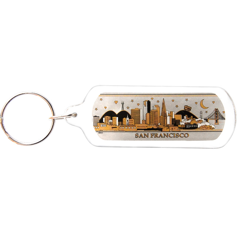 San Francisco Bay Acrylic Key Chain