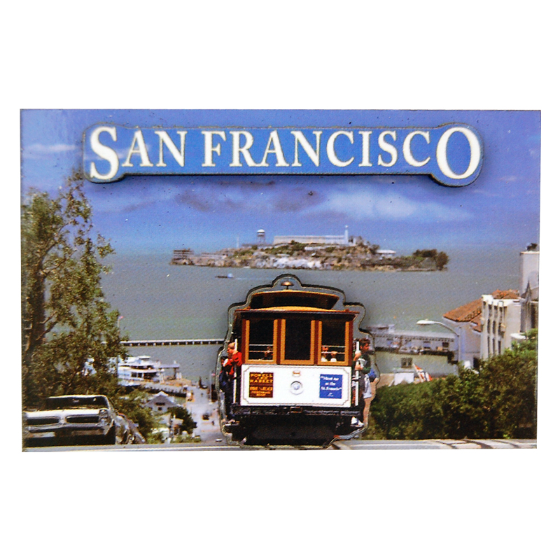 San Francisco Hyde Street Photo Magnet, photo main