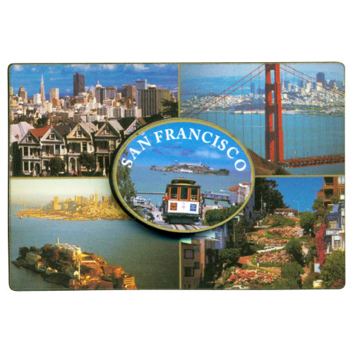 San Francisco Scenery Souvenir Magnet