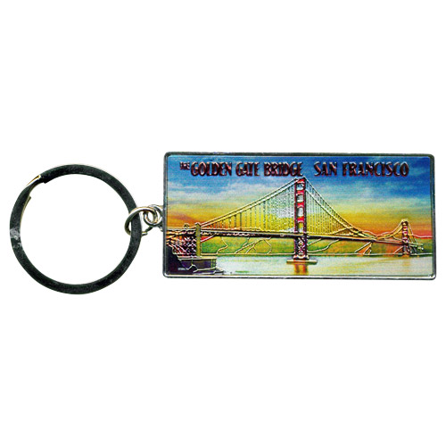 San Francisco Golden Gate Bridge Souvenir Key Chain - Metal