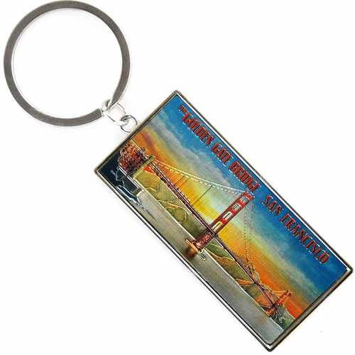 San Francisco Golden Gate Bridge Souvenir Key Chain - Metal, photo-1