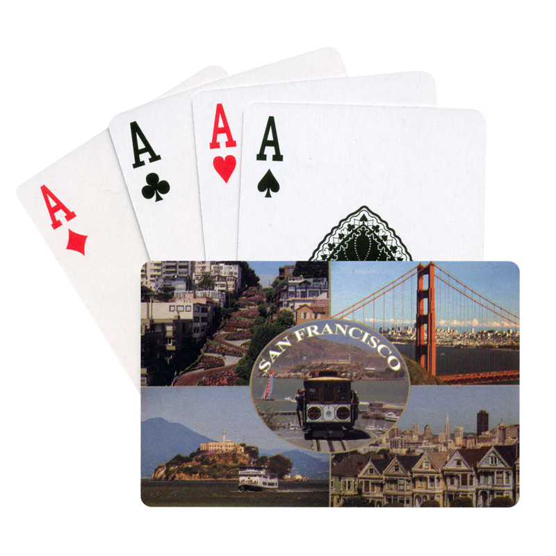 San Francisco Collage Playing Cards