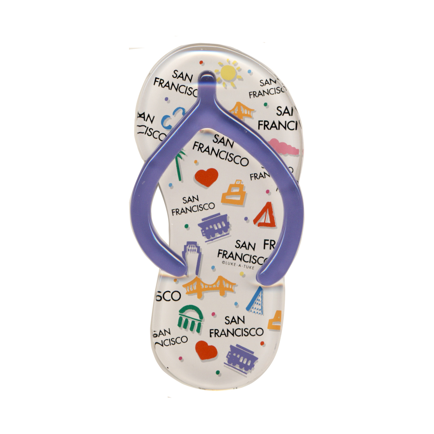 San Francisco Flip Flop Acrylic Magnet