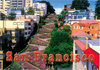 San Francisco Lombard Street Postcard, 4L x 6W
